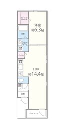 江坂駅 徒歩18分 3階の物件間取画像